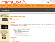 Tablet Screenshot of ninux.org